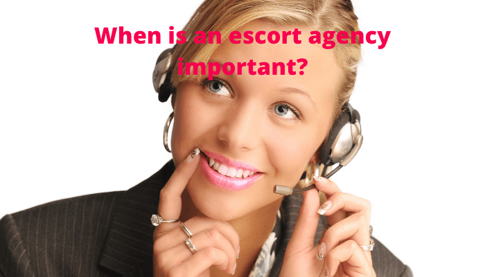 Escort agency telephone operator